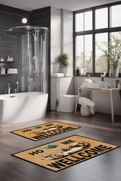 Mijölnir Juego de alfombrillas de baño CT-5159, 2 piezas, Multicolor